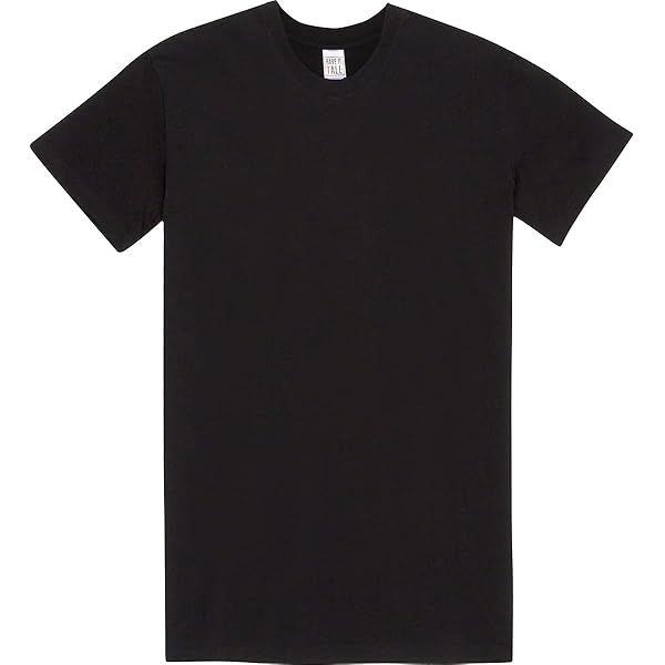 Hanes Mens Essential-T Tall T-Shirt, 2XLT, Charcoal Heather